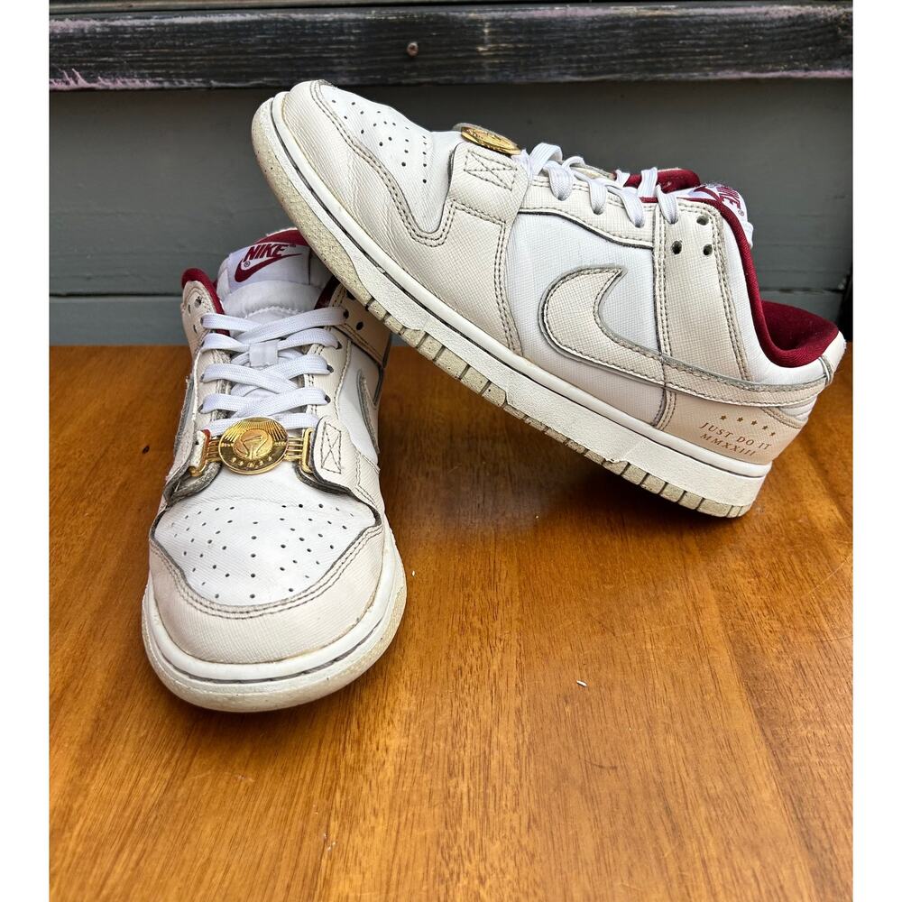 Nike Dunk Low 'Sisterhood" White Photon Dust 2023 Gold Women's 8 DV1160-100 - Picture 6 of 10
